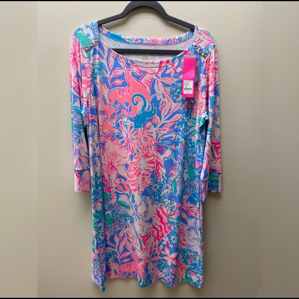 Lilly Pulitzer UPF 50+ Sophie Dress BLUE PERI